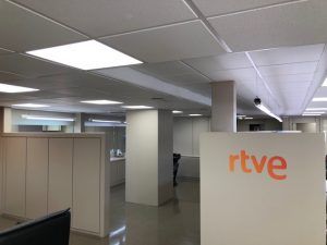Proyecto realizado en las instalaciones de la empresa RTVE, en San Cugat del Vallés, Barcelona