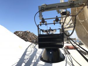 Proyecto de iluminación en SLP, en el puerto de Bilbao, Abanto-Zierbena, Bizkaia