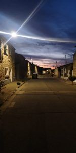 Proyecto de iluminacion realizado en un Sariñena, Huesca, Aragón