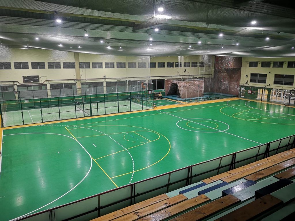 PROYECTO DE ILUMINACION REALIZADO EN EL POLIDEPORTIVO ZUBI ALDE PORTUGALETE, BIZKAIA