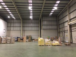 Proyecto de iluminacion realizado en las instalaciones de la empresa TDN, en Sangonera La Verde, Murcia