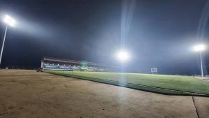 Proyecto de iluminacion realizado en el estadio de Yaoundé, en Camerun