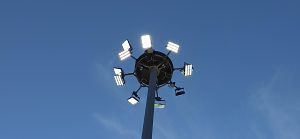 Proyecto de iluminación en el sector portuario en la empresa CSP Torres Spain, en el puerto de Bilbao, Bizkaia.