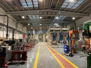 Proyecto sector industrial realizado en las instalaciones de Pinturas Juno, en Erandio, Bizkaia