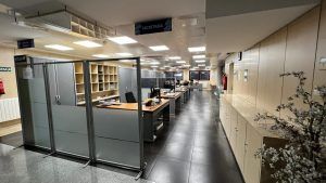 Proyecto de iluminacion realizado en La Tesorería General de la Seguridad Social Burgos