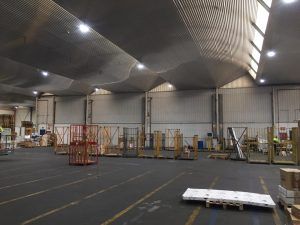 Proyecto de iluminacion realizado en las instalaciones de la empresa TDN, en Logroño, La Rioja