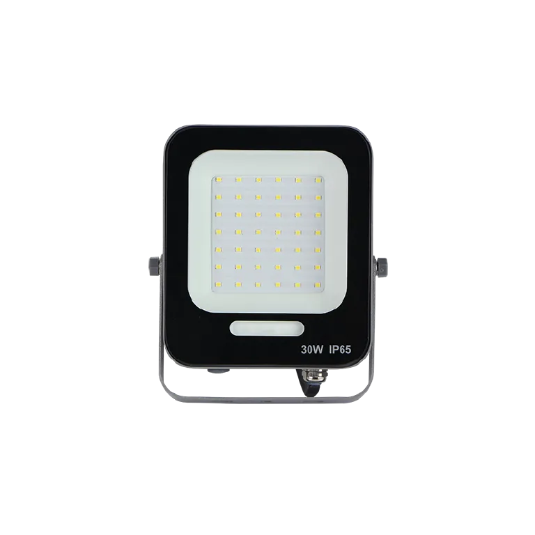 Flood Light FL02: foco LED de alta eficiencia energética, ideal para iluminación exterior en espacios industriales, comerciales y residenciales.