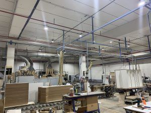 Proyecto sector industrial realizado en las instalaciones del Grupo Elexalde, en Amorebieta, Bizkaia