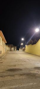Proyecto de iluminacion realizado en un Lalueza, Huesca, Aragón