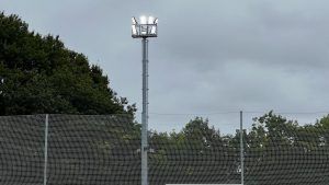 Proyecto de iluminacion realizado en las instalaciones del colegio Askartza Claret, en Leioa, Bizkaia