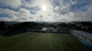Proyecto de iluminacion realizado en las instalaciones del colegio Askartza Claret, en Leioa, Bizkaia
