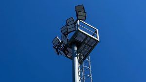 Proyecto de iluminacion realizado en las instalaciones del campo deportivo Los Llanos, Portugalete, Bizkaia.