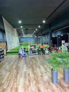 Proyecto de instalaciones deportivas realizado en la academia de golf Bizkaia, en Berango, Bizkaia