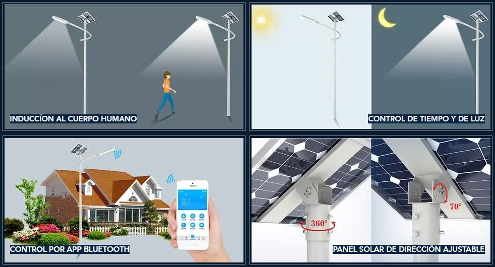 Iluminación solar Solar Light DST2 | CHZ Lighting Technology spain