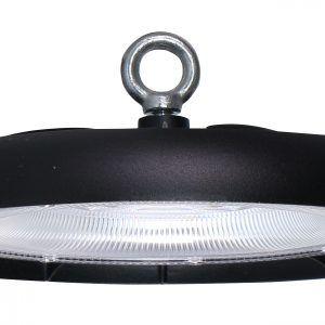 Iluminacion profesional para grandes alturas HB02: luminaria LED 100 W, IP65, rendimiento y alta eficiencia. Ideal para naves y grandes superficies.