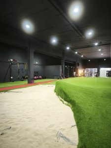 Proyecto de instalaciones deportivas realizado en la academia de golf Bizkaia, en Berango, Bizkaia