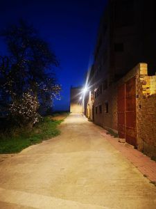 Proyecto de iluminacion realizado en Horta de San Juan , Tarragona