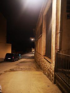 Proyecto de iluminacion realizado en Horta de San Juan , Tarragona