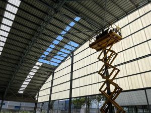 Proyecto realizado en las instalaciones de la pista de tenis Lasesarre, en Barakaldo, Bizkaia