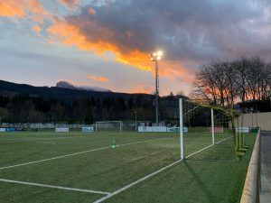 Proyecto de iluminacion realizado en las instalaciones del Polideportivo Elorrio, en Elorrio, Bizkaia