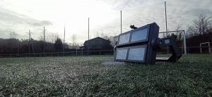 Proyecto de iluminacion realizado en las instalaciones del Polideportivo Elorrio, en Elorrio, Bizkaia