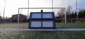 Proyecto de iluminacion realizado en las instalaciones del Polideportivo Elorrio, en Elorrio, Bizkaia