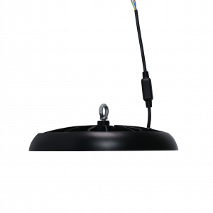Iluminacion profesional para grandes alturas HB02: luminaria LED 100 W, IP65, rendimiento y alta eficiencia. Ideal para naves y grandes superficies.