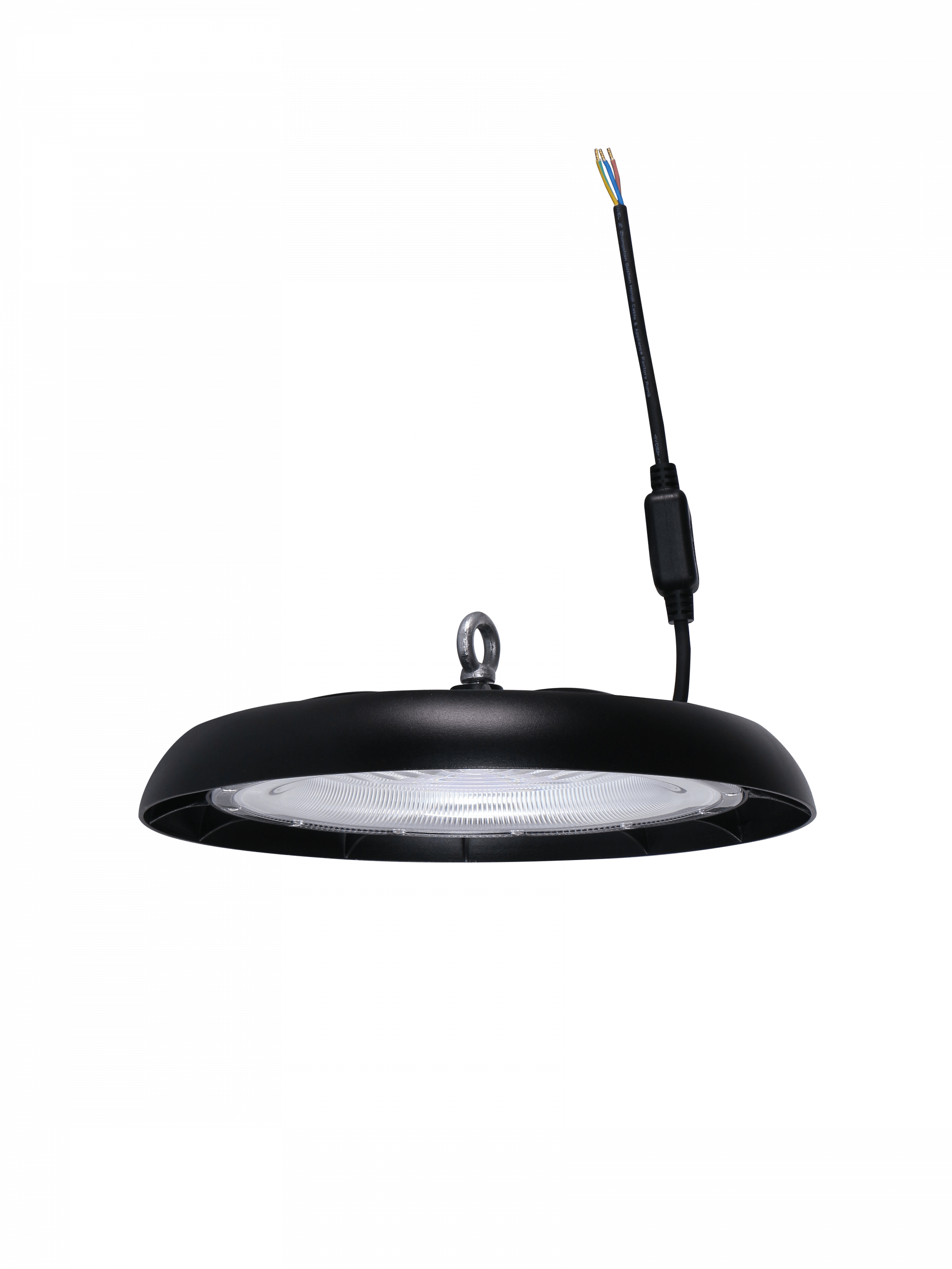 Iluminacion profesional para grandes alturas HB02: luminaria LED 100 W, IP65, rendimiento y alta eficiencia. Ideal para naves y grandes superficies.