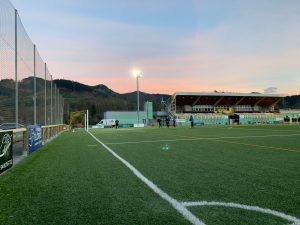 Proyecto de iluminacion realizado en las instalaciones del Polideportivo Elorrio, en Elorrio, Bizkaia
