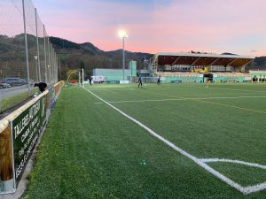 Proyecto de iluminacion realizado en las instalaciones del Polideportivo Elorrio, en Elorrio, Bizkaia