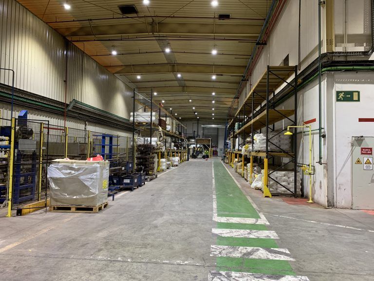 Proyecto sector industrial realizado en las instalaciones de Onduline, en Gallarta, Bizkaia